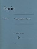 サティ: 最後から2番目の思想/原典版/Kramer編/ロジェ運指/ヘンレ社/ピアノ・ソロ