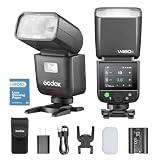 【GODOX正規代理店】GODOX V480S TTL カメラフラッシュスピードライト Sony カメラ対応、V480 S GN50 HSS 1/8000s 高速同期 タッチスクリーン フラッシュ ストロボ、2.4G無線、1.7sリサイクル時間、650フルパワーフラッシュ、7.2V 2200mAhリチウムイオン電池