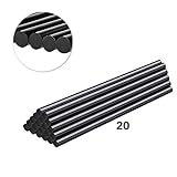 Super PDR 車体凹み修理 グルーガン用 グルースティック 車用補修剤 　飾りdiy用品（20本組） (黒)
