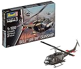 ドイツレベル 1/100 ベル UH-1H ガンシップ プラモデル
