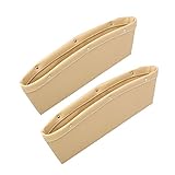 Zhhlaixing カーストレージ 2 Pieces Car Seat Side Gap Filler Storage Box Between Car Seat And Console