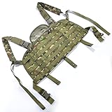 BropticalM4 チェストリグ 自衛隊迷彩 軽量 ライトウェイト タクティカルベスト MOLLEシステム対応 サバイバルベスト ミリタリーベスト モジュラーベスト