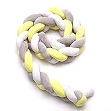 NEW! レイシークラシック（Lacey Classic) ベビーベッドガード サイドガード ノットクッション抱き枕 赤ちゃんベッドバンパー ソファークッション 結び目 ロング 部屋飾り 撮影小物 モ