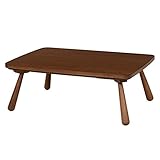 こたつ オールシーズンコタツ　長方形105巾　天然杢家具調コタツ　マルト105　ブラウン色