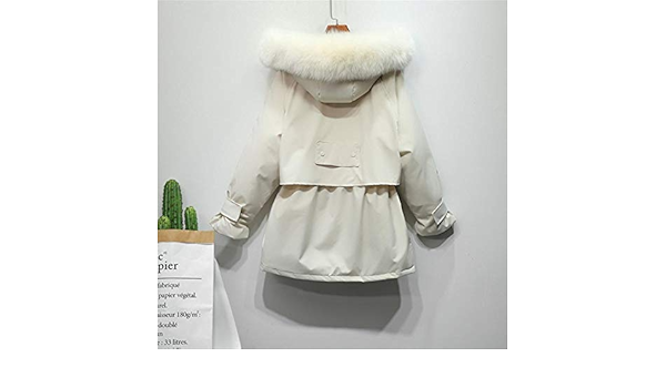 beige winter jacket