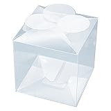 シモジマ ヘイコー 箱 クリスタルボックス S-4 7.3x7.3x7.3cm 10枚 006832600