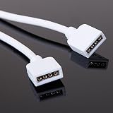 5050 RGB LEDテープライト用延長ケーブル　ピン無し　TOPAIM ZONTEN 4pin 延長コード　1M