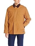 Dickies Men's Sanded Stretch Coat Brown Duck Large [並行輸入品]