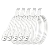 USB Type C ケーブル 1m 5本セット YUGUOCHENG【3A急速充電/480Mbpsデータ転送 / 高耐久TPE素材】 USB A to C ケーブル 断線防止 スマートフォン/タブレット/ゲーム機 等 USB-C機器対応 【映像出力不可】 ホワイト