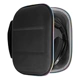 Geekria ケース Shield ヘッドホンケース 互換性 ハードケース 旅行用 ハードシェルケース ゼンハイザー Sennheiser HD 660s, HD 650, HD 599, HD 598CS に対応 収納ポーチ付き (ブラック)