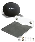 S.fields.inc 壁掛けスマートスピーカースタンド 小型 ウォールマウントブラケット カメラ台 壁面棚 壁収納 (ホワイト)