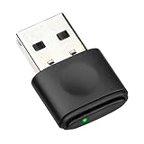 Rii マウス ジグラー検出不能、オン/オフ スイッチと 2 つのジグラー モード付き USB マウス ムーバー、ドライバー不要のマウス ムーバー ホーム オフィス ウォブル マウス、プラグ アンド プレイ、コンピューター/ラップトップをウェイク状態に維持、ブラック