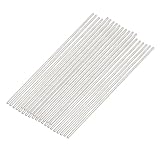 uxcell 丸棒　ラウンドロッド スチール 120mmレングス 2mmディア RCモデル 30個入り