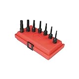Sunex Tools 3648 7 Piece 3/8 Inch Drive Hex Impact Socket Set 4-12mm