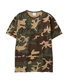 [Avirex] [アヴィレックス]DAILY RIB SHORT SLEEVE CREW NECK T-SHIRT(WEB Exclusive) CAMOUFLAGE リブ クルーネック 半袖 Tシャツ カモフラージュ デイリーウェア 783-5934016 メンズ L 311 オリーブカモ 6143502