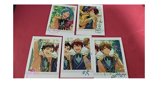Amazon あんさんぶるスターズ あんスタ ぱしゃこれ 5周年 展示会 箔押し レインボーホロ 流星隊 高峯翠 守沢千秋 南雲鉄虎仙石忍深海奏汰 アニメ 萌えグッズ 通販