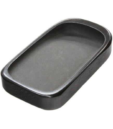 Amazon | 大玄堂 書道 硯 高級本石 角上硯 天然石 玄昌石 習字 書道硯