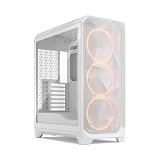 Fractal Design Meshify 3 White RGB TG Clear Tint ミドルタワー型PCケース クリアティント 強化ガラスパネル ホワイト FD-C-MES3A-07 CS9149