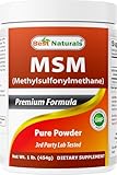 Best Naturals 100% Pure MSM Powder, 1Lb by Best Naturals