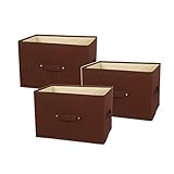 カラーボックス 収納ボックス 3個セット 縦置き 横型 ブラウン 幅38×奥行26×高さ26cm SB3826-3BR