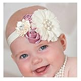 Axiba Baby Flower Headband Girl Lace Infant Hair Weave Baby Accessories by Sandistore