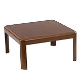 山善(YAMAZEN) 家具調和洋風こたつ(継脚付)(80正方形) ブラウン SKY-80H(BR)