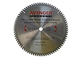 Avenger AV-10080 Steel Cutting Saw Blade, 10-inch by 80 tooth, 5/8-inch arbor, C-6, TCG [並行輸入品]