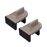 Jolieer 窓サッシストッパー 2個セット (ブラウン)