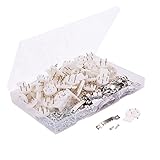 sunmns 50パックSilvery Sawtooth画像フレームHangers withネジと50パック画像壁フック