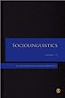 Sociolinguistics (SAGE Benchmarks in Language and Linguistics)