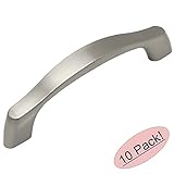 Cosmas 9444 – 96snサテンニッケルContemporaryキャビネットハードウェアハンドルプル – 3 – 3 / 4 " ( 96 mm )穴中心 – 10パック