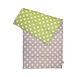 お昼寝敷マット くるりんぱ【50c×100c】【日本製】 (E.パープル×グリーン)