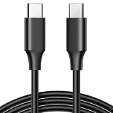 USB Type C ケーブル 2m【PD対応 100W/5A 急速充電 】 USB C to C ケーブル 高耐久PVC素材 200m短い Type C to Type C ケーブル Galaxy S22 ultra/iPad Pro/ipad air 第5世代 / MacBook Air/MacBook Pro/Sonyなどのタイプｃ機種に対応 在宅勤務 【ブラック】