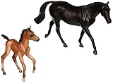 Breyer Black Caviar and Foal Set Doll