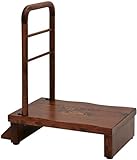 手すり付きうづくり玄関台60 【約幅69.6×奥行40×高さ78cm】