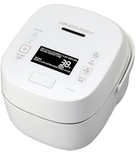 Amazon | RC-10VXT-W(グランホワイト) 炎匠炊き 真空圧力IHジャー炊飯