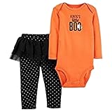 Just One Year 2ピースAuntie 's Little Booチュチュセット( NB ) カラー: オレンジ