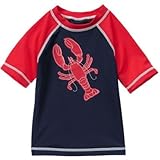 ジンボリー GYMBOREE/ ロブスターラッシュガード ネイビー 水着 6～12ヶ月【並行輸入】