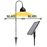 AMSU GL2 -CREE LEDBroad-Beamed Solar Garden/Path Light -Covering A 32 Foot Diameter Area --Working A