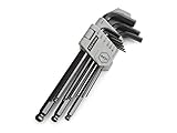 TEKTON 25261 9-pc. Long Arm Ball Hex Key Wrench Set, Inch [並行輸入品]