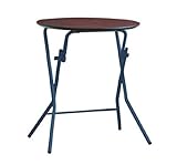 スタンドタッチテーブル サイズ:W635×D600×H700mm ダークブラウン/ブラック