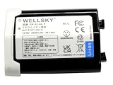 WELLSKY EN-EL4a EN-EL4 [ パナソニックセル ] 互換バッテリー [ 純正充電器で充電可能 残量表示可能 純正品と同じよう使用可能 ] ニコン D700 D300s D300 D2Hs D3 D3S D3X