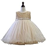 ベビードレス 003902 女の子 ベビー フォーマル ドレス ワンピース セレモニー [リトルプリンセス] Little Princess 70cm ゴールド