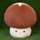 かわいい ぬいぐるみ だきまくら リアルなキノコ キノコぬいぐるみ 人形 大きい リアルなソフト 23cm 大きいぬいぐるみ 子供へのギフトとして 大きい 野菜 大きいサイズ 背当て クッション 横向き寝 白