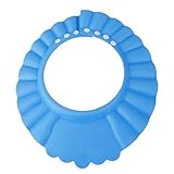 SONONIA 2個　赤ちゃん　シャンプーバス　シャワー　ソフト　帽子　キャップ　ウォッシュ　防水　ブルー