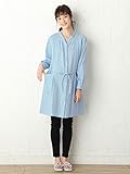 Angeliebe エンジェリーベ マタニティ パジャマ 授乳口付き ダブルガーゼ ナイティ 妊婦服 産前 産後 前開き M ～ L ブルー 21783 21783202