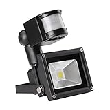 led投光器 人感センサー付き 6000K 昼白色 10w 20w 30w 投光器 屋外 防犯・照明・玄関・屋根灯 防水IP65 省エネ 自然に優しい (20w)