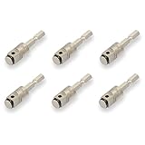 TONE 電動ドリル用インパクトソケットアダプター6個入 ビット6.35mm&差込角9.5mm  2BAN-12-6S