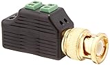 Seco-Larm EB-P501-02Q Enforcer Passive Video Balun with Power/Data Pass-Through Terminal by Seco-Lar