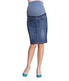 9fashion マタニティスカート SONIA オーバーバンプデニムマタニティスカート サイズL インディゴ